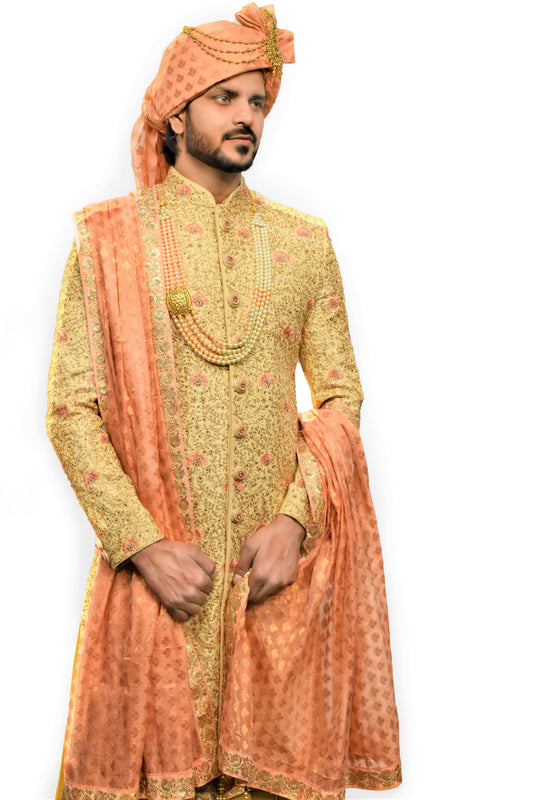 Heavy Embroidered Sherwani