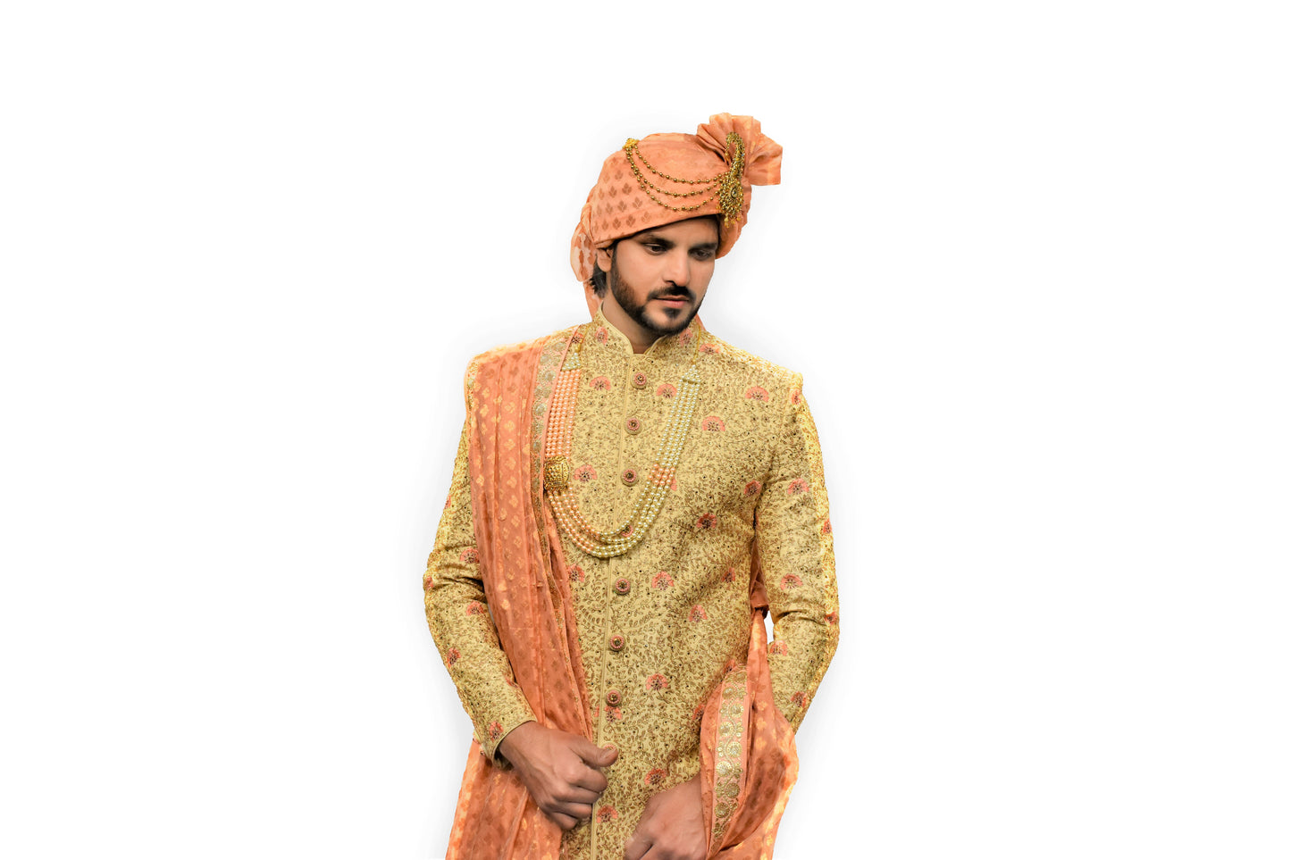 Heavy Embroidered Sherwani