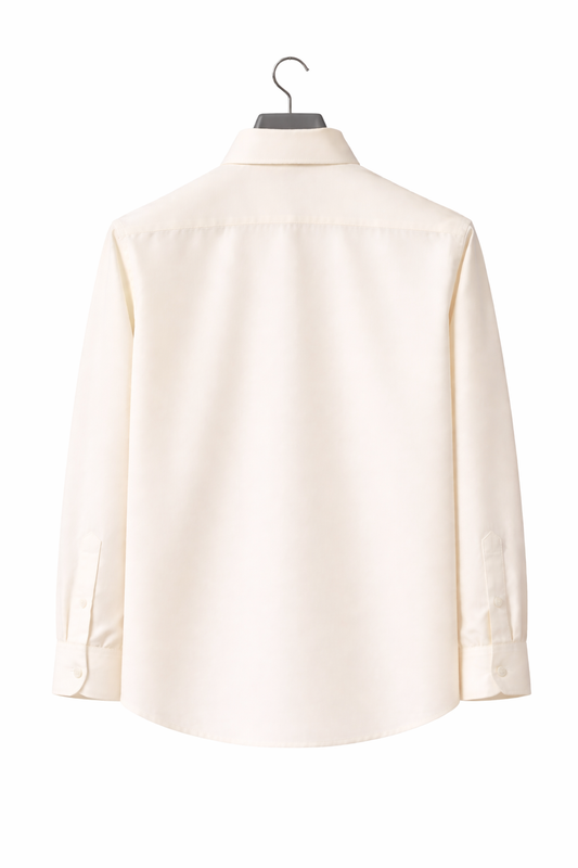 Men's Ivory Formal Shirt – Premium Fabric