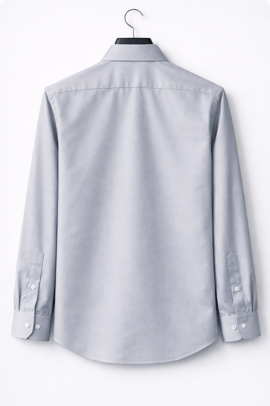 Men's Light Grey Premium Formal Shirt