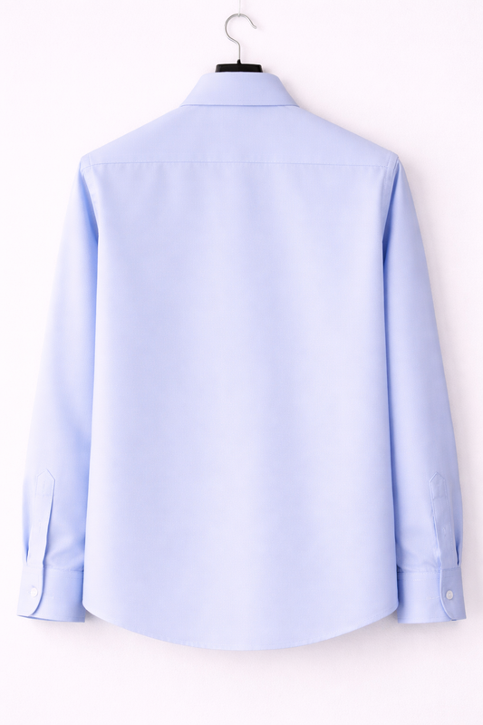 Light Blue 100% Cotton Men's Shirt