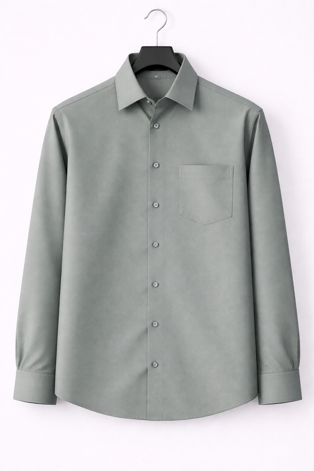 Premium Sage Grey Japanese Fabric Men's Shirt