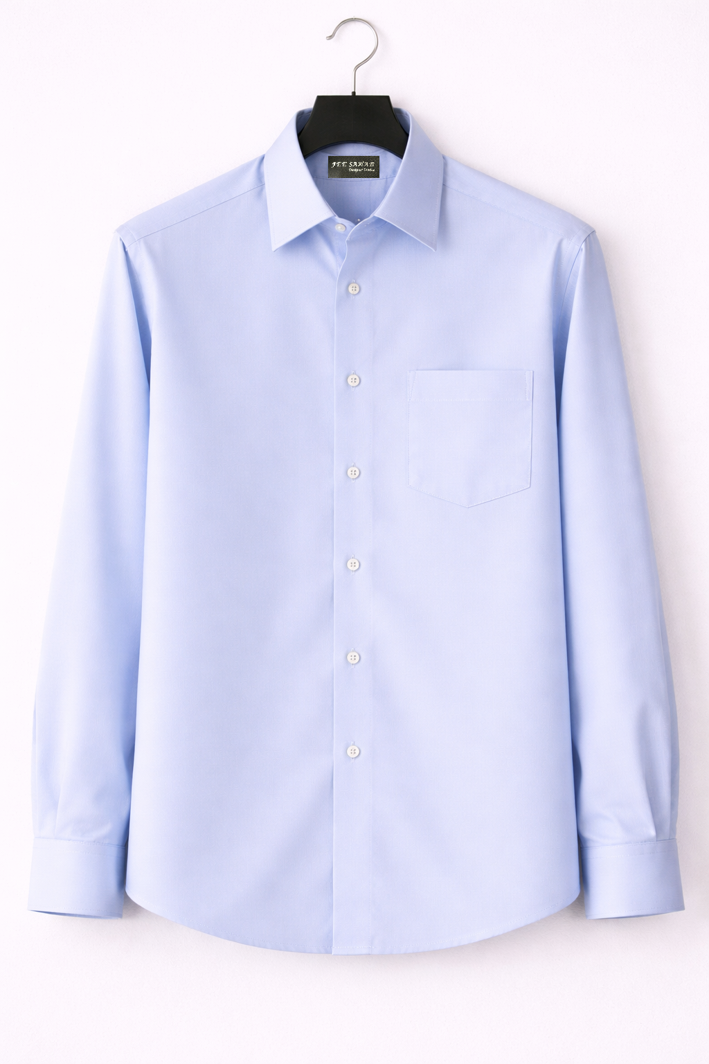 Light Blue 100% Cotton Men's Shirt